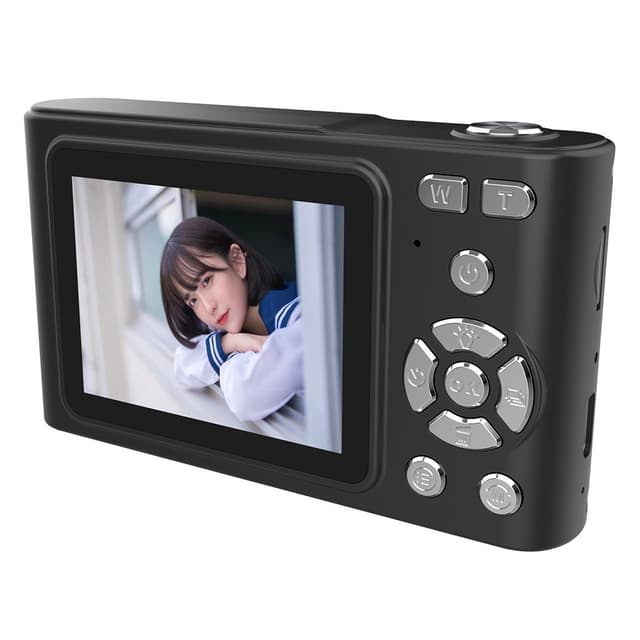 Digitalkamera 2,4-tum IPS-skärm HD CCD-kamera med TF-kort + kortläsare
