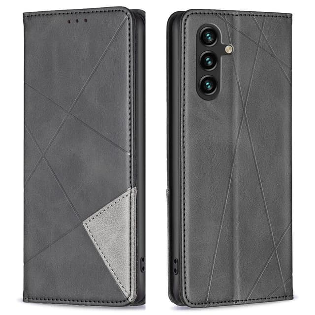 BINFEN COLOR Til Samsung Galaxy A56 Stødsikkert Pungcover – Sort