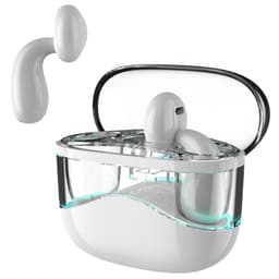 Trådløse Bluetooth-hovedtelefoner In-Ear Ultra-Long Standby Call Sports-hovedtelefoner - Hvid