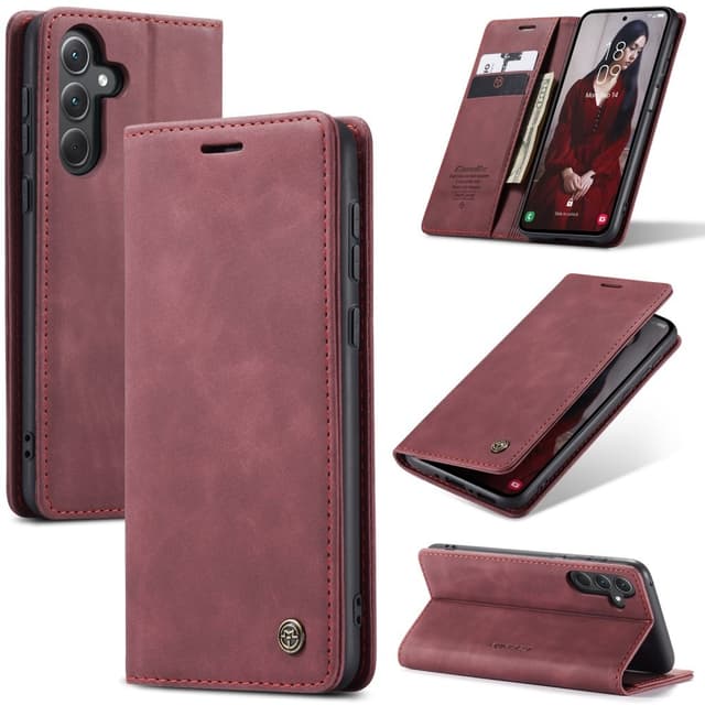 CASEME Plånboksfodral Samsung Galaxy A56 5G - Röd