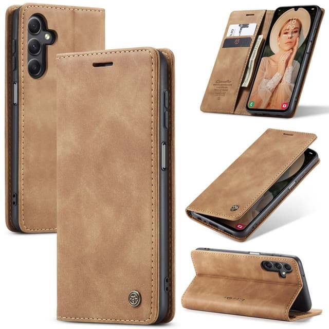 CASEME Lommebok-deksel Samsung Galaxy A16 - Brun
