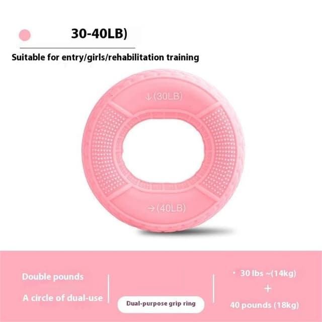 Käden otteen vahvistaja kyynärvarren sormi rannelihasten harjoittaja - 30-40 paunaa vaaleanpunainen