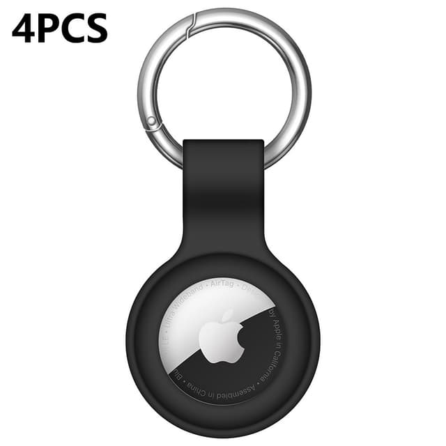 4 stk til A AirTag Locator Blød silikonebeskyttelse Case Anti-Drop Cover