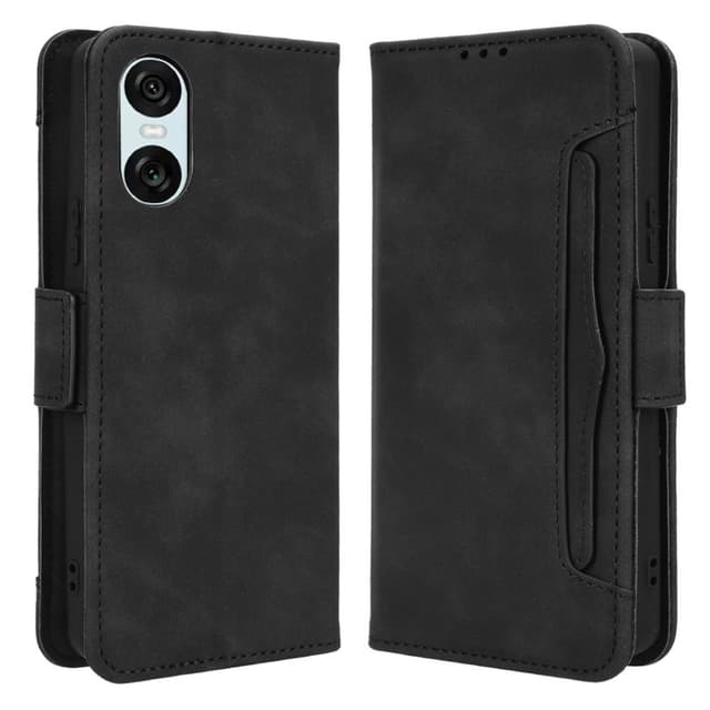 Sony Xperia 10 VI Kotelo PU-nahkainen Flip Folio Puhelimen Suojakotelo Useilla Korteilla