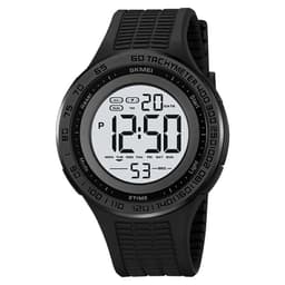 Armbandsklocka Armbandsur Klocka SKMEI Luminous Digital Elektronisk - Svart+Vit