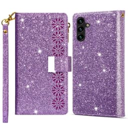For Samsung Galaxy S25+ Etui Stjernehimmel Gravert Lommebokdeksel