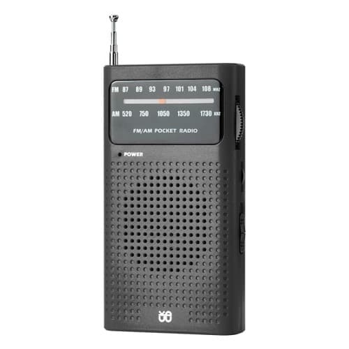 Fullkanals tobåndsradio FM/AM bærbar radio, batteridrevet