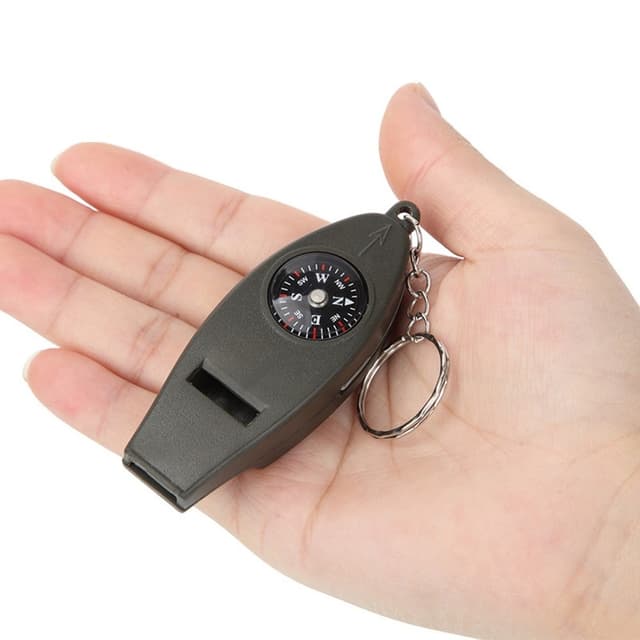 Multifunksjonstermometer med 4 i 1 fløytekompass