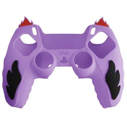 Playstation 5 / PS5 Silikone Skin Cover Case Anti-Slip Protection Flame Design - Lilla