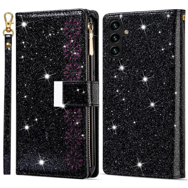 Til Samsung Galaxy A26 5G Etui Stjernehimmel Indgraveret Pungcover