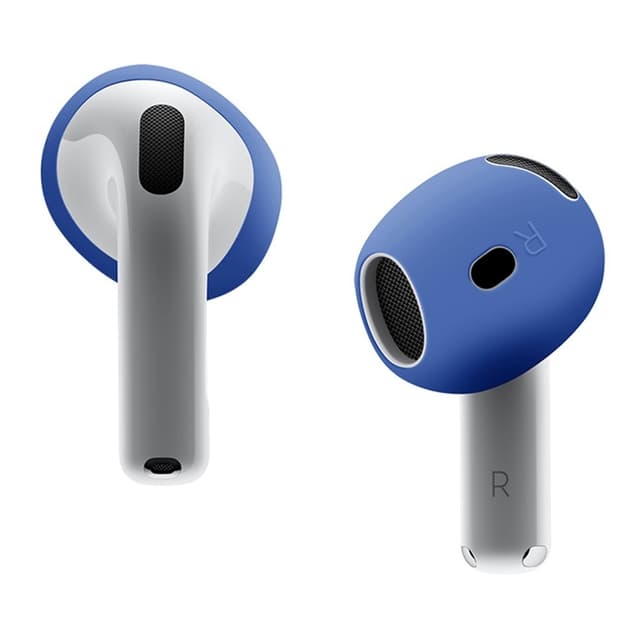 For AirPods 4 ørepropper Sklisikkert silikonetui Ørepropper Ørepropper - Blå
