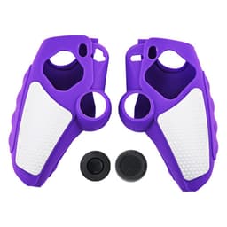 Playstation 5 / PS5 Silikone Skin Cover Case Anti-Slip Protection + Joystick Caps - Lilla