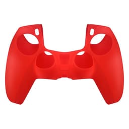 Playstation 5/PS5 Silikon Huddekselveske Anti-Slip Beskyttelse - Rød