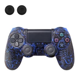 Deksel til Sony PlayStation 4 Pro Slim PS4 Anti-Slip Silikon Huddeksel - Blå Phoenix Feather