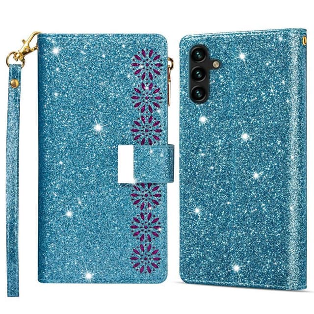 For Samsung Galaxy S25+ Etui Stjernehimmel Gravert Lommebokdeksel