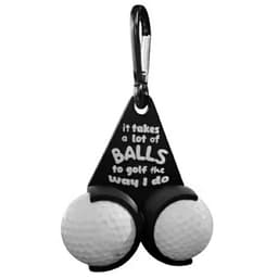 Golfboldholder Sjove bogstaver Dobbelte golfbolde Golfgave - Style C