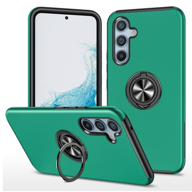 Til Samsung Galaxy A56 5G Hybrid Cover med Roterbar Ringholder