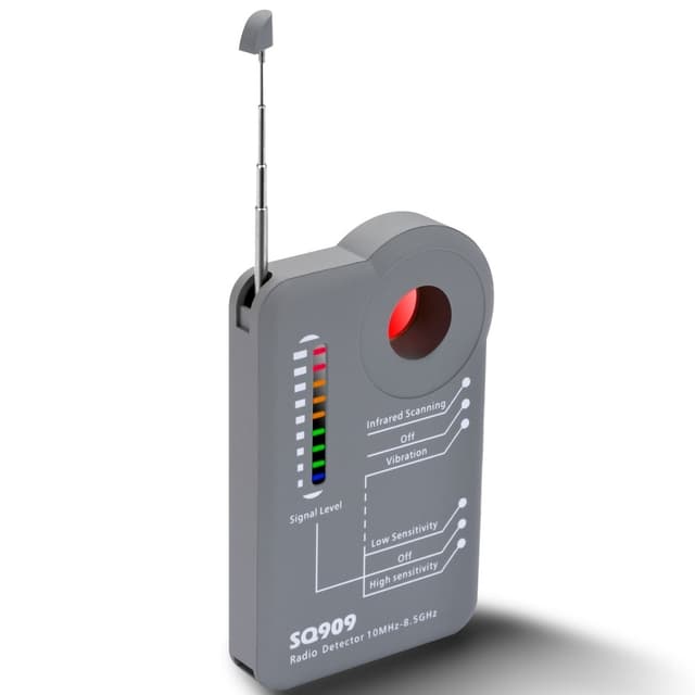 Trådløs RF-signaldetektor Skjult kameradetektor GPS Tracker Skanneenhet