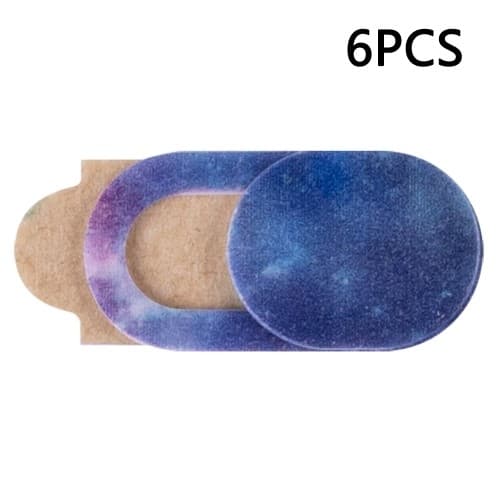 6stk Anti-Spy Datakamerabeskyttelsesglidebryter Anti-Peep Privacy - Starry Sky 2