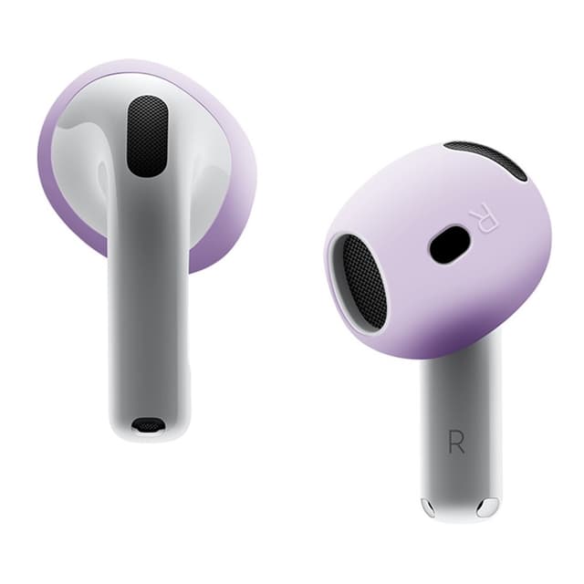 For AirPods 4 ørepropper Sklisikkert silikonetui Ørepropper Ørepropper - Lavendel