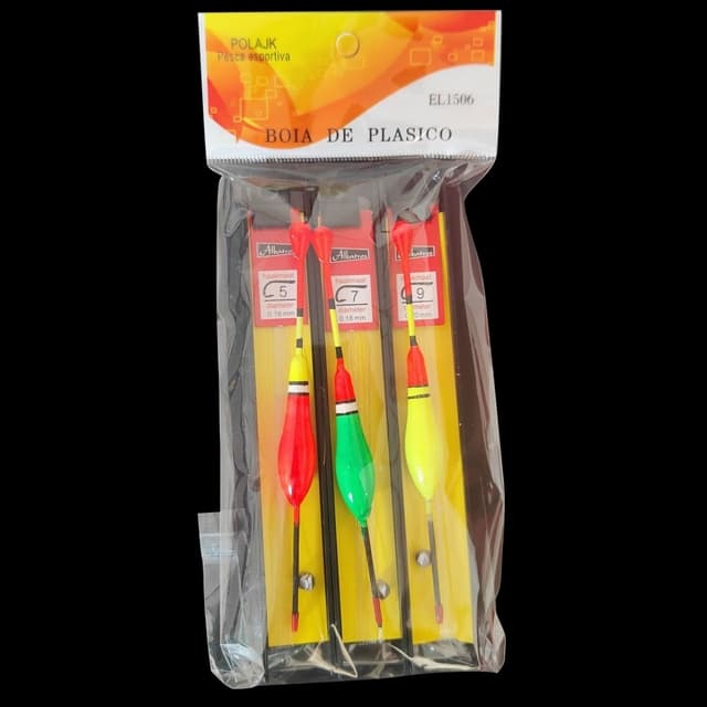Kolmen pakkauksen lyijysyötti Float poiju -kalastusvälineet Fishing Fish Float Drift Set 6m siima - Tyyppi 3