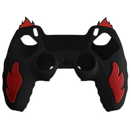 Playstation 5 / PS5 Silikon Skin Cover Case Anti-Slip Protection Flame Design - Svart
