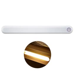 26cm oppladbar bevegelsessensor LED nattlys magnetisk lysstang gult lys