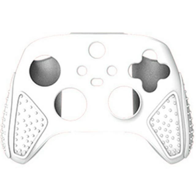 För Xbox Series S/X Game Controller Dammtätt silikonskydd Anti-halk Fodral - Vit