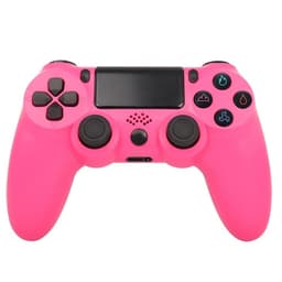 Langaton PS4-peliohjain, jossa kaiutin ja stereokuulokeliitäntä - Vaaleanpunainen