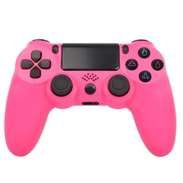 Trådløs PS4-spilcontroller med højttaler og stereoheadsetstik - Lyserød