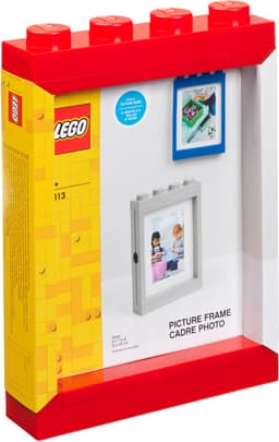 LEGO fotoram (ljusröd)