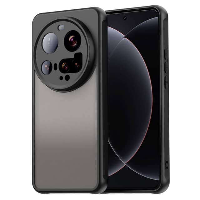 SKALO Xiaomi 15 Ultra 5G Color Bumper Frosted Suojakuori - Musta