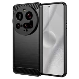 SKALO Xiaomi 15 Ultra 5G Armor Carbon Suojakuori - Musta