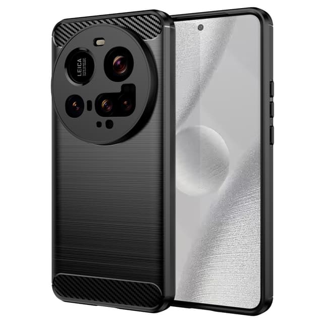 SKALO Xiaomi 15 Ultra 5G Armor Carbon Suojakuori - Musta