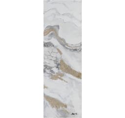 Oljemålning 40x120cm, marmor 1