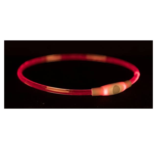 Säkerhetskrage blixtljusring usb, sm: 40 cm/d 8 mm, flerfärgad