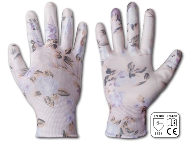 Set med 36 produkter. Gloves NITROX FLOWERS, size 7