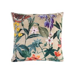 Kudde AMAZONIA 45x45cm, beige blommig