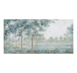 Oljemaleri 70x150cm, grønne trær