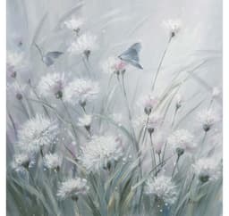 Oljemålning 60x60cm, maskros 2