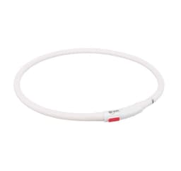 Turvakaulus Salamavalorengas USB XS-XL 70cm/10mm, valkoinen
