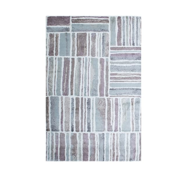 Teppe SANFORD-4, 133x190cm, blå/lilla