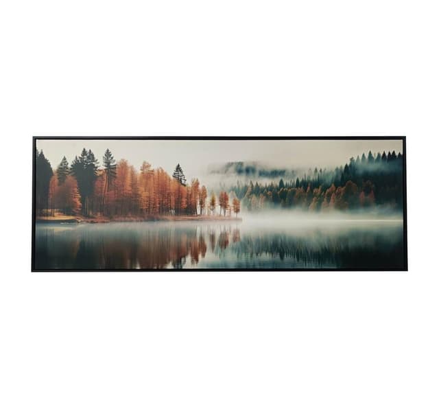 Veggkunst WALLY 50x140cm, høst og tåke