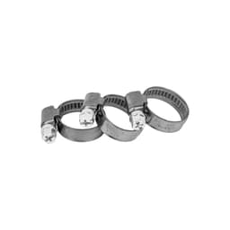 100 tuotteen paketti. Stainless zebra hose clamp BRADAS 12-22mm