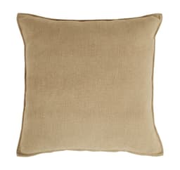 Pute LINS 65x65cm, mørk beige