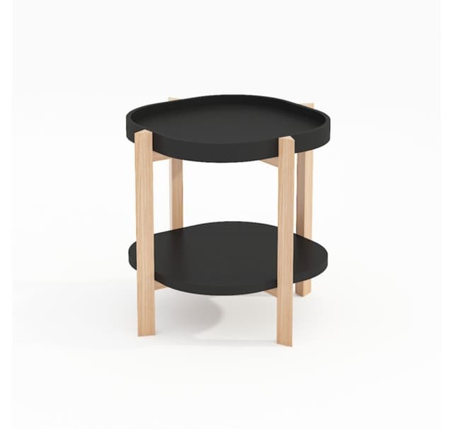 Sidebord NORAH D40xH60cm, sort