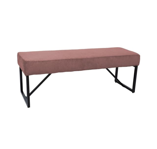 Benk MYLA vintage rosa kordfløyel