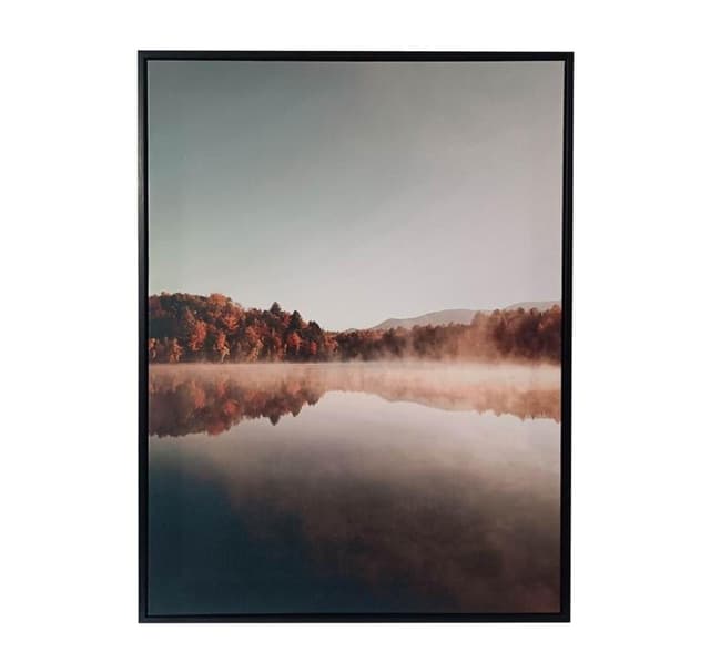 Väggkonst WALLY 60x80cm, sjölandskap