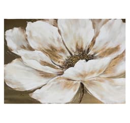 Öljymaalaus SILVER 90x120cm, beige kukka