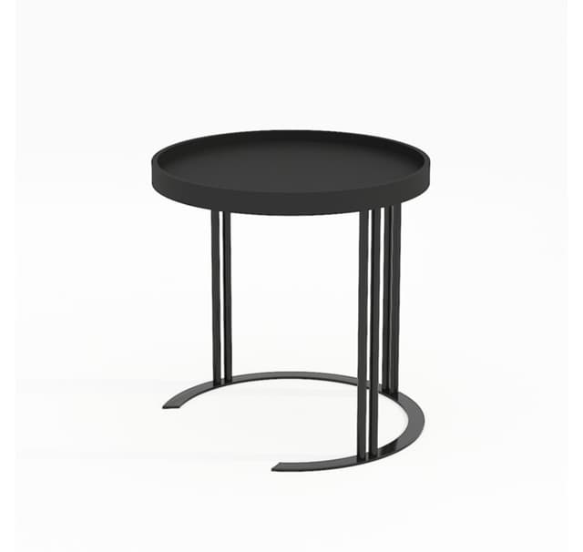 Sidebord KEIRA D50xH50cm, sort